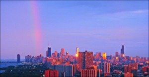 4501 C KIestler Rainbow Over The City