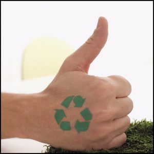 recycling thumbs up